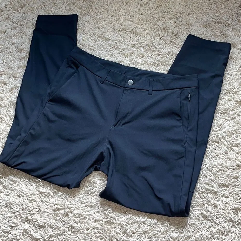 Lululemon Mens Commission Pants Mens 34 Gray Tactical Utility Athleisure Yoga Hi